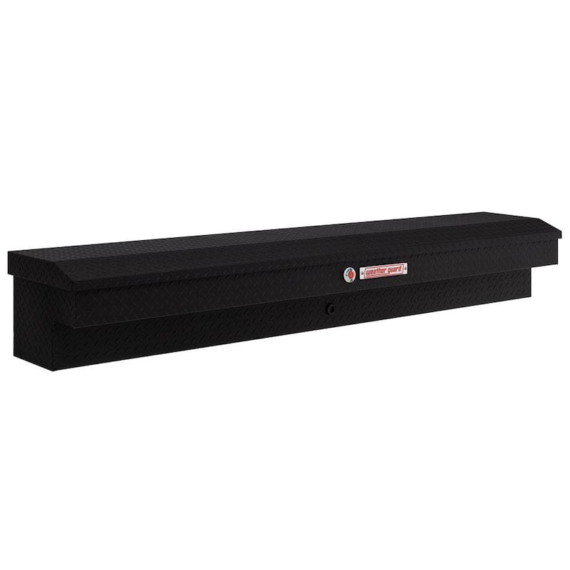 87.25 in. Matte Black Aluminum Long Lo-Side Truck Tool Box