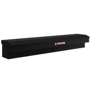 87.25 in. Matte Black Aluminum Long Lo-Side Truck Tool Box