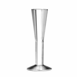 5 1/2 in. (140 mm) Chrome Metal Round Contemporary Furniture Leg