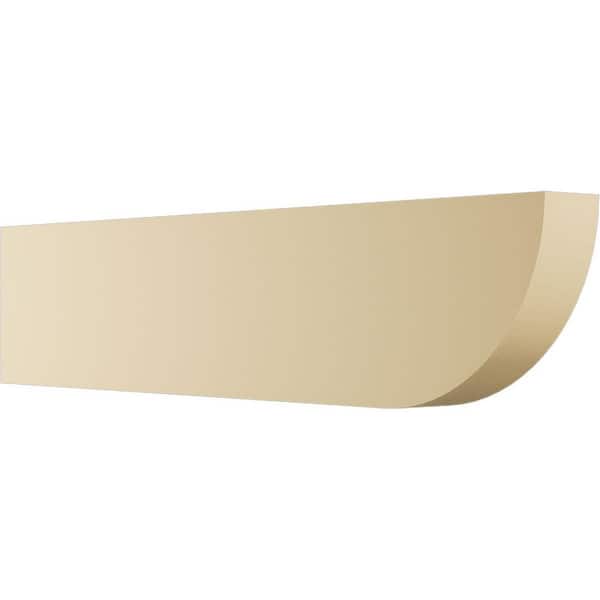Ekena Millwork 3 in. W x 8 in. H x 36 in. L Standard Durham Signature Urethane Outlooker Rafter Tail, Primed Tan