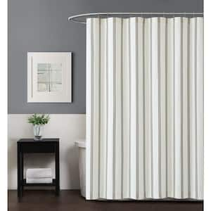 Truly Soft Kurt Windowpane Shower Curtain - Ivory/Black