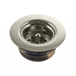Midget Duo Post Style Bar Strainer in Polished Nickel