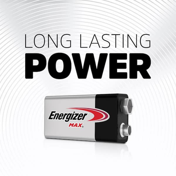 Energizer MAX 9V Batteries (6-Pack), 9-Volt Alkaline Batteries 522SBP6H -  The Home Depot