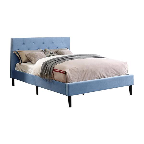 Furniture Of America Jukes Light Blue, Light Up Queen Bed Frame