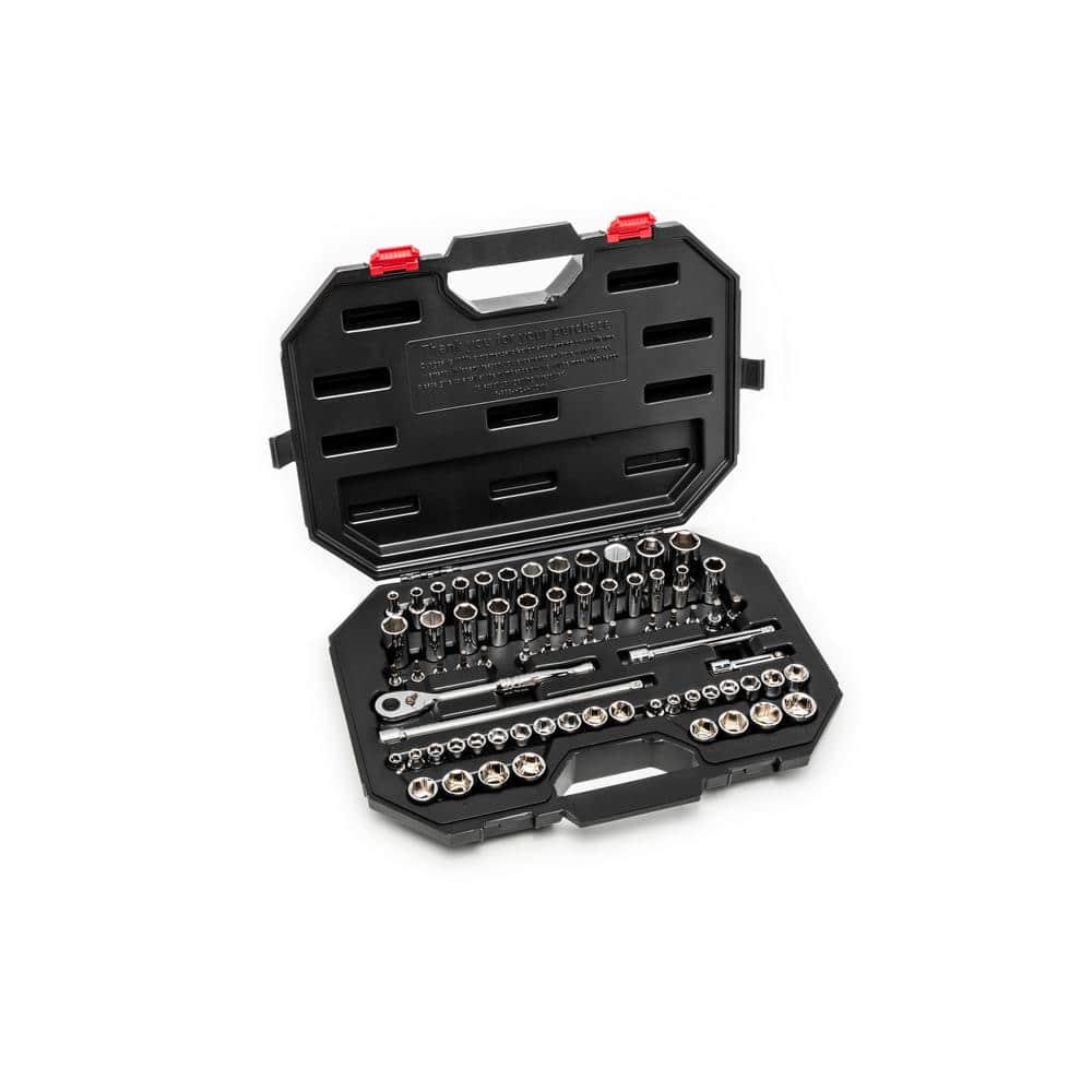 3/8 in. Drive Mechanics Tool Set with 3/8 in. Drive Cordless Ratchet (71-Pi