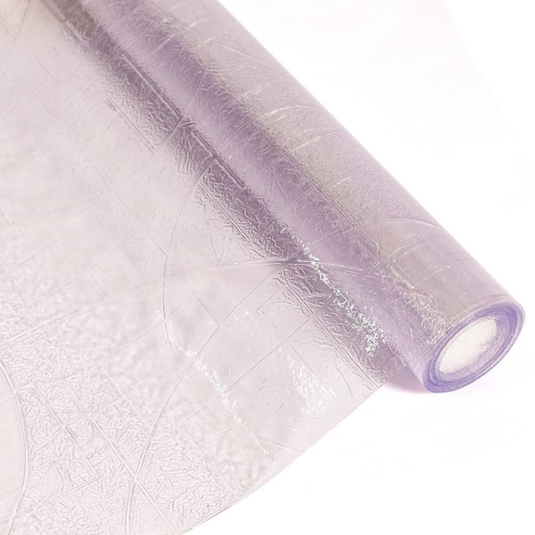 Shatex 23.6 in. W x 78.7 in. L Electrostatic Geometric Circle Decorative Window Film