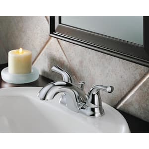 Classic 4 in. Centerset 2-Handle Bathroom Faucet in Chrome