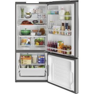 21 cu. ft. Bottom Freezer Refrigerator in Fingerprint Resistant Stainless Steel, Standard Depth ENERGY STAR