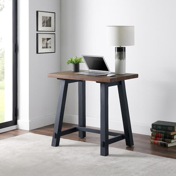 Adam 32 in. W Small Rectangular Brown Solid Wood Writing Desk