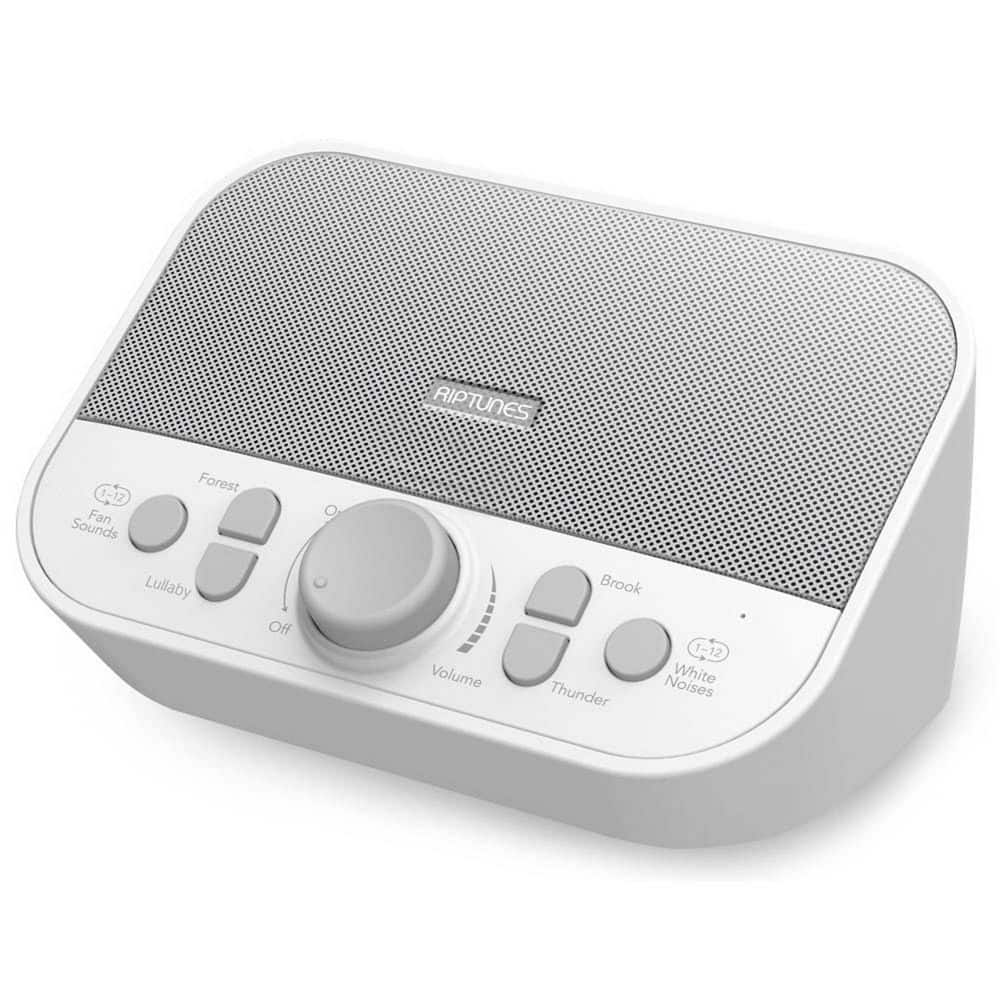 White Noise Sound Machine Sleep Therapy Plays 7 soothing sounds+ Timers