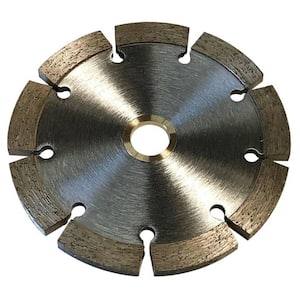 5 in. Diamond Tuck Point Blades for Mortar, 1/4 in. Tuck Width, Single Blade, 7/8 in. x 5/8 in. Non-Threaded Arbor