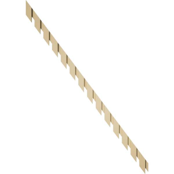 1 in. D x 4 in. W x 93.375 in. L Primed Polyurethane Panel Moulding