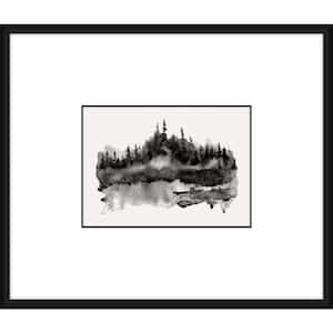 Ebony Forest III Framed Giclee Landscape Art Print 28 in. x 24 in.