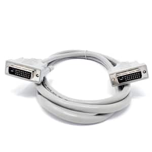 10 ft. DVI-D Digital Dual Link Male to Male Video Cable in Gray