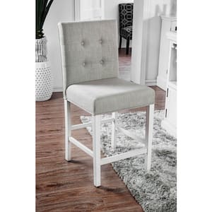 Sutton Antique White Transitional Style Counter Height Chair