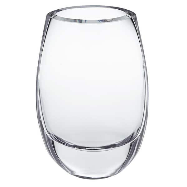 HomeRoots Charlie Clear Glass Table Vase