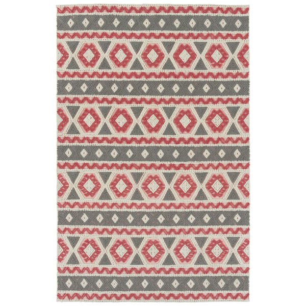 Ayrlies Garden Pink 9 ft. x 12 ft. Indoor/Outdoor Area Rug