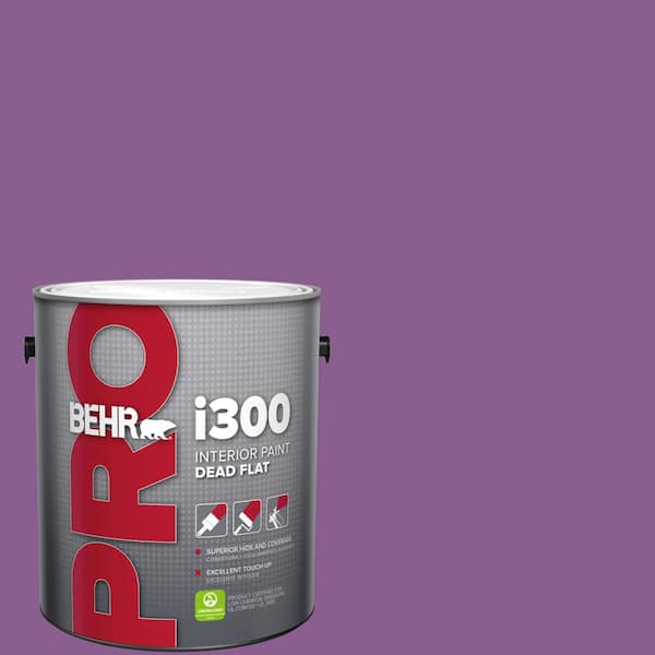 1 gal. #P100-6 Chakra Dead Flat Interior Paint