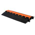 3 ft. x 3 in. 1-Channel Heavy-Duty Cable Protector in Black and Orange