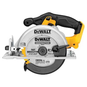 20V MAX Lithium-Ion Cordless 6.5 in. Sidewinder Style Circular Saw with (2) 1.7 Ah 20V MAX POWERSTACK Compact Batteries