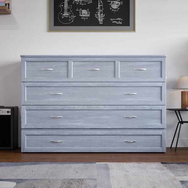 AFI Northfield Driftwood Gray Solid Wood Frame Queen Murphy AFI Northfield Driftwood Gray Solid Wood Frame Queen Murphy