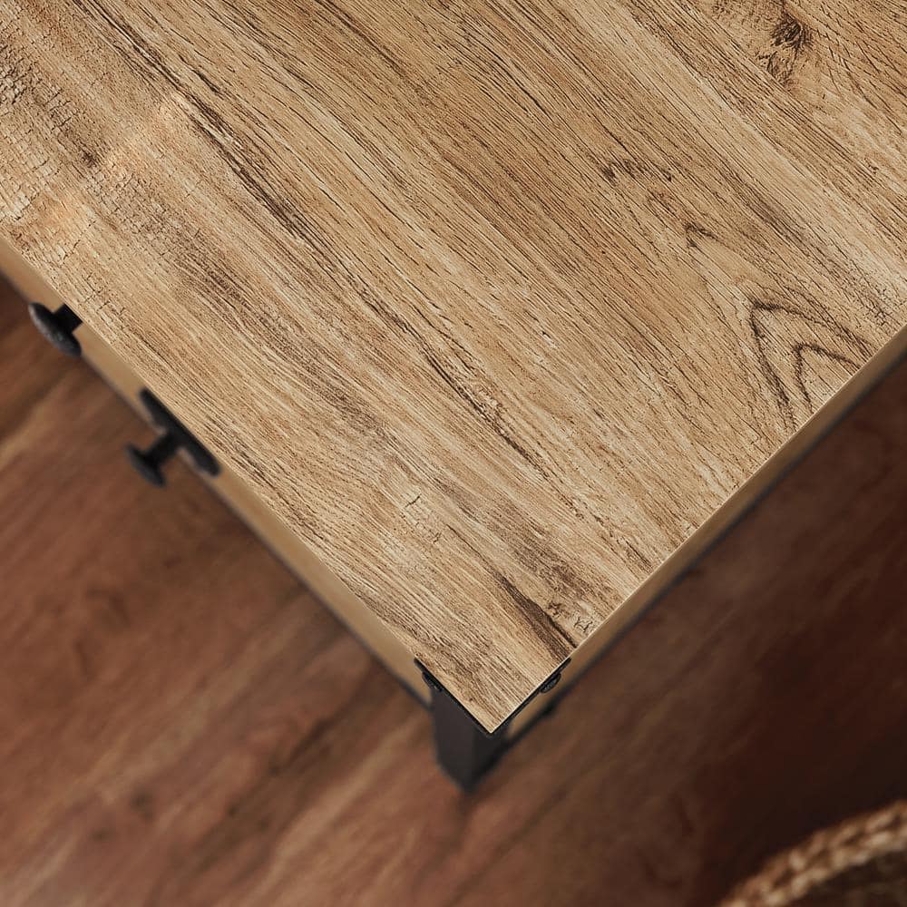 Milled Mesquite 2-Drawer Industrial Lateral File Cabinet