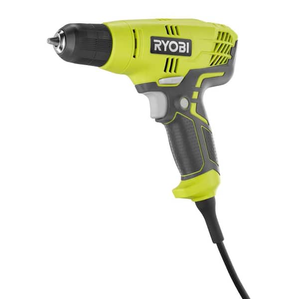 Drills RYOBI 5.5 Amp Corded 3/8 in. Variable Speed Compact Drill/Driver with  Bag-D43K - The Home Depot