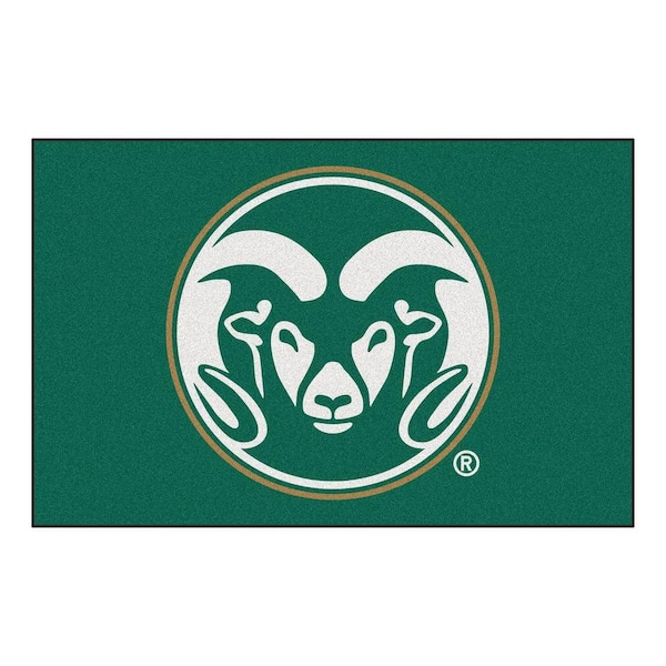 NCAA Colorado State University Green 2 ft. x 3 ft. Area Rug