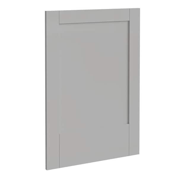 Home Decorators Collection Washington Veiled Gray Plywood Shaker Assembled Base Kitchen Cabinet End Panel 0.75 in W x 24 in D x 34.5 in H