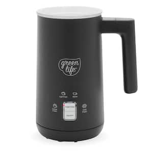 Electric 10 oz Instant Milk Frother, Warmer, & Steamer PFAS & PFOA Free in Black