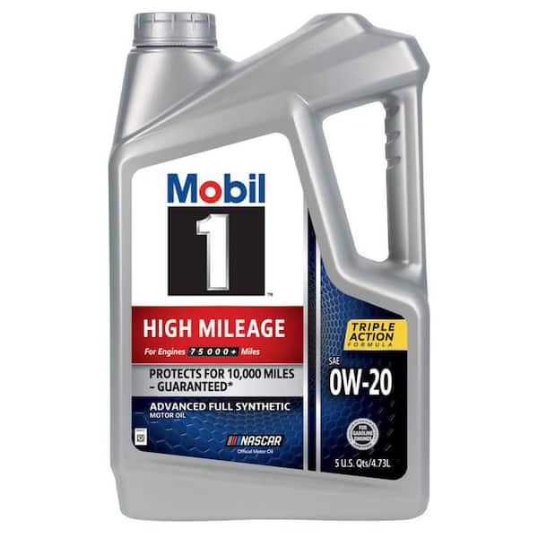 Mobil 5 qt. Classic 0W-20 High Mileage Motor Oil 122536 - The Home
