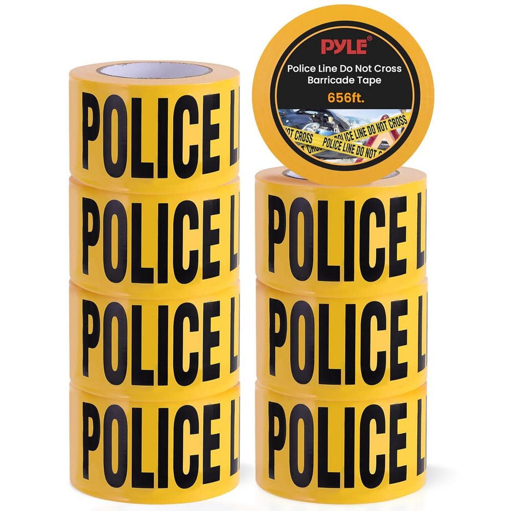 8 Pieces 200 Meters Long Tape Roll Suitable for Wide Range of Applications Safety Caution Tape Set (Black and Yellow) price history on PriceWatchPro