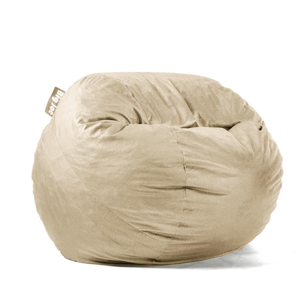 Big Joe Medium Fuf Shredded Ahhsome Foam Oat Lenox Bean Bag 0020659 The Home Depot