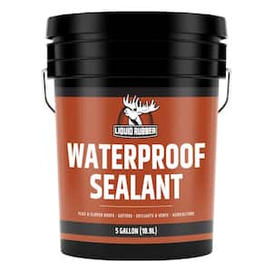 Liquid Rubber Waterproof Sealant, 640 oz. Original Black