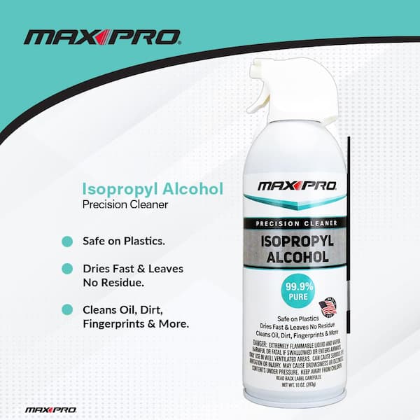 Max Pro 10 oz. Isopropyl Alcohol Precision All-Purpose Cleaner ISO-3467 -  The Home Depot