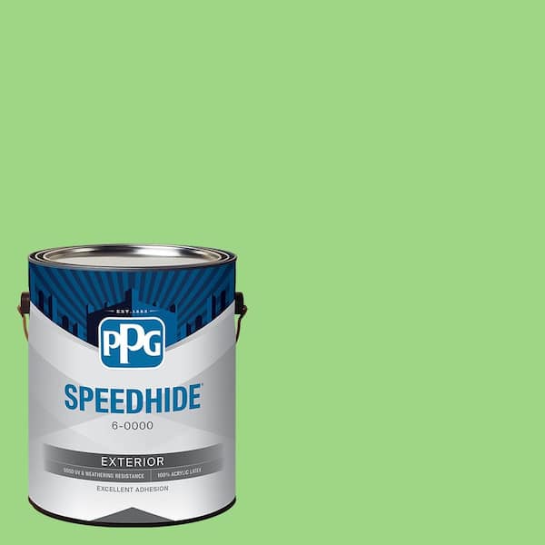 SPEEDHIDE 1 gal. PPG1224-6 Celery Sprig Flat Exterior Paint