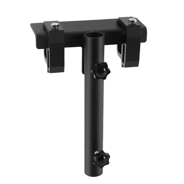 No‑Drill Truck Bed Flag Pole Mount Kit, Universal Black Flagpole Holder Fits Up to 1.5 in Diameter Poles