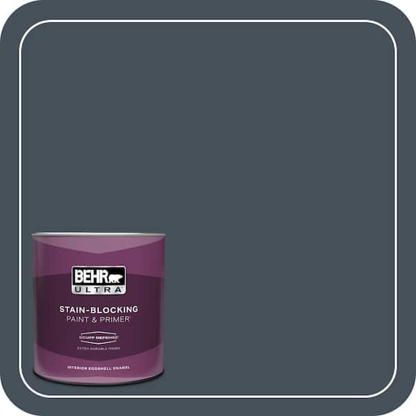 BEHR ULTRA 1 qt. #PPF-48 Evening Storm Extra Durable Eggshell Enamel Interior Paint & Primer