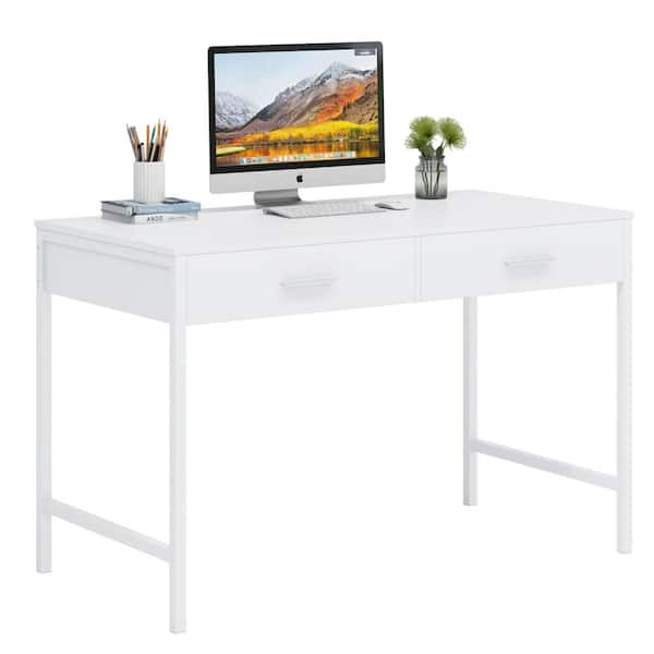 37 inch white desk