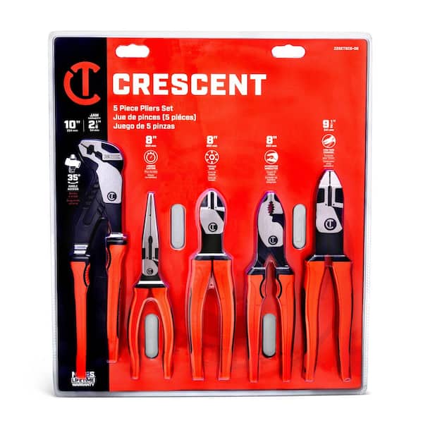 激安挑戦！！ Set Pliers Mixed Z2 Crescent with (5 Grips Material Dual テレビ