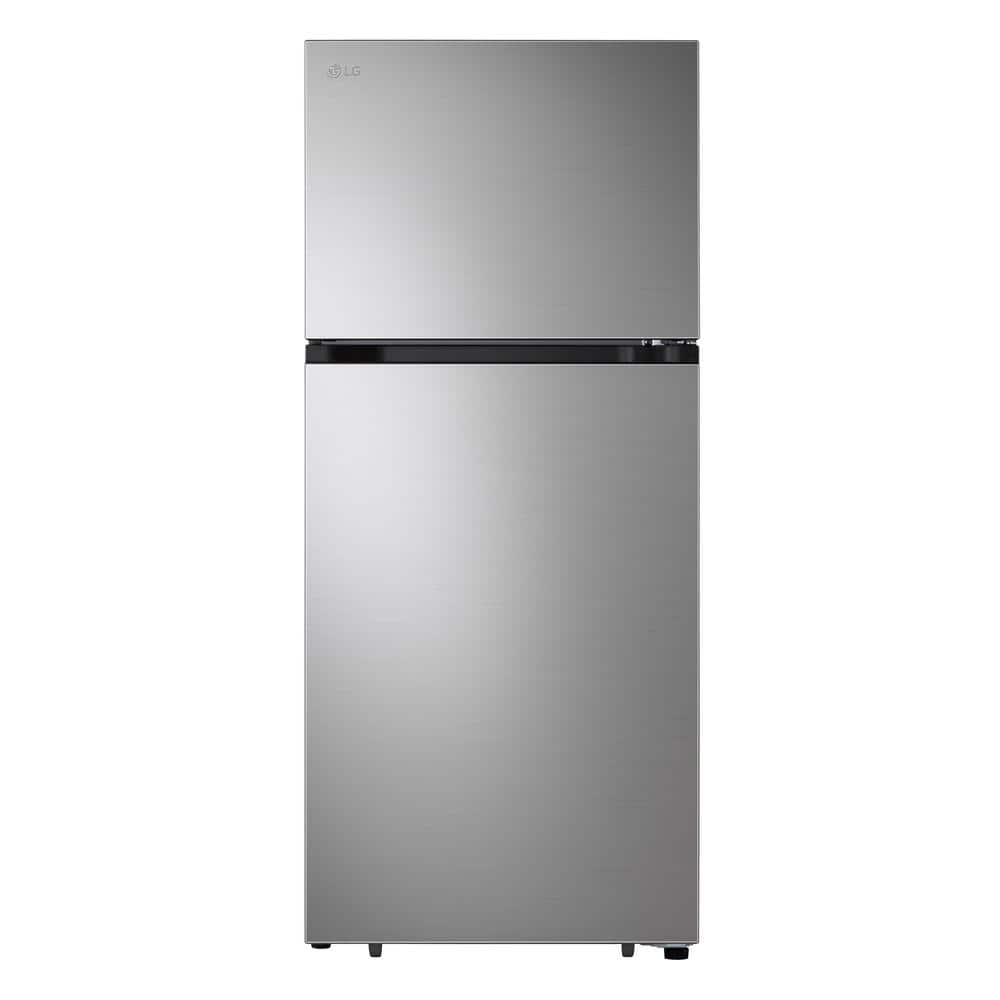 LG 18 cu. ft. Top Freezer Refrigerator in Stainless Steel