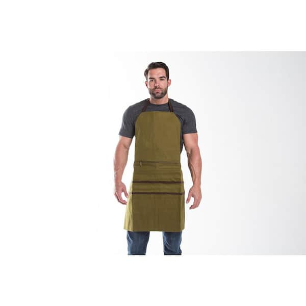 CB Station Utility Apron Olive 6381 - The Home Depot