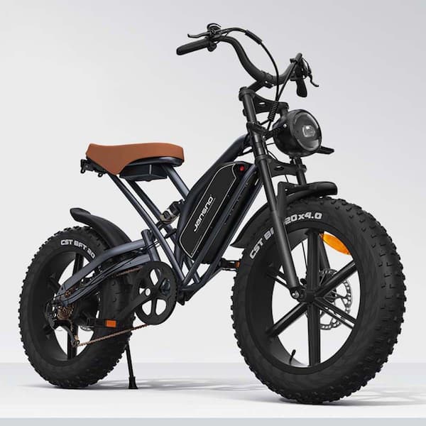 Zeus & Ruta 20 in. 750-Watt Fat Tire 48-Volt Removable Lithium Battery Shimano 7-Speed White Electric Folding Bike for Adults
