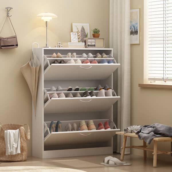 Simple Assembled Shoes Cabinet Floor Standing Shoes Storage - Temu