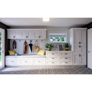 Cumberland 33 in. W x 24 in. D x 34.5 in. H Light Gray Shaker Assembled Base Kitchen Cabinet with a Drawer
