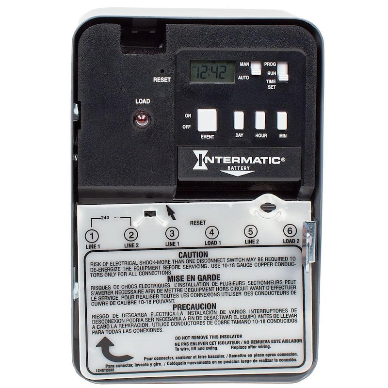 30 Amp 240-Volt DPST Electronic Water Heater Time Switch