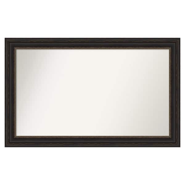 Amanti Art Accent Bronze 45 in. x 28 in. Custom Non-Beveled Polystyrene Antique Framed Bathroom Vanity Wall Mirror