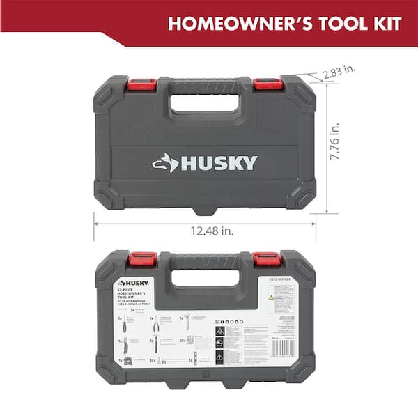 Husky 52-Piece Homeowner's Tool Kit 91632 - The Home Depot