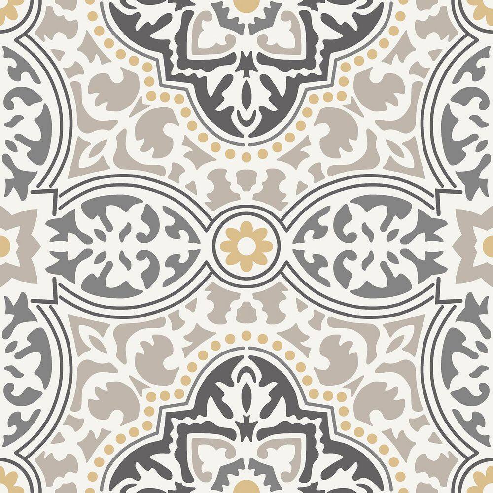 Rave Grey Quatrefoil Pattern Outdoor Throw Pillow Set