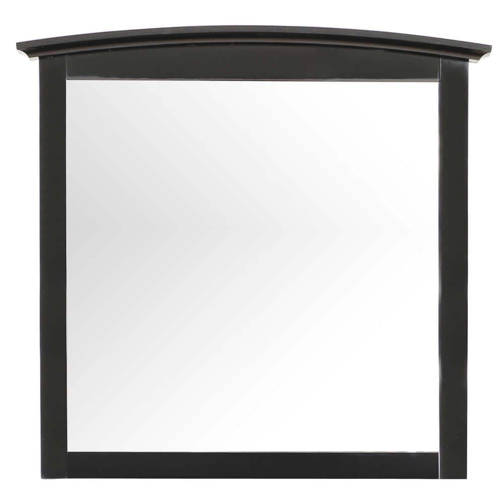37 in. x 35 in. Classic Rectangle Framed Dresser Mirror